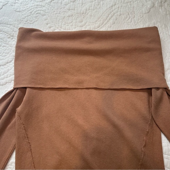 Free People Iris Layering Top. Color: Cafe Latte. Size: Medium. - Picture 5 of 8